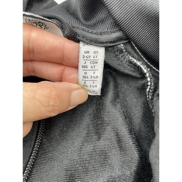 Adidas Youth Kids Adicolor SST Black Track Jacket Trefoil Zip Size 4T - Picture 3 of 5